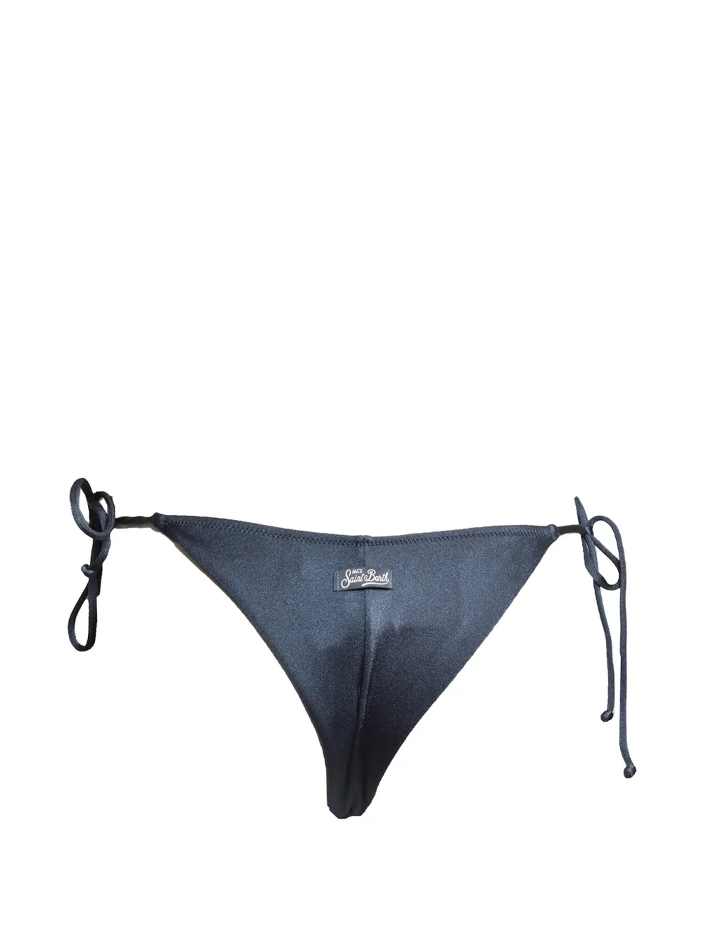MC2 Saint Barth Bikinislip verfraaid met kristallen en strik aan de zijkant Blauw