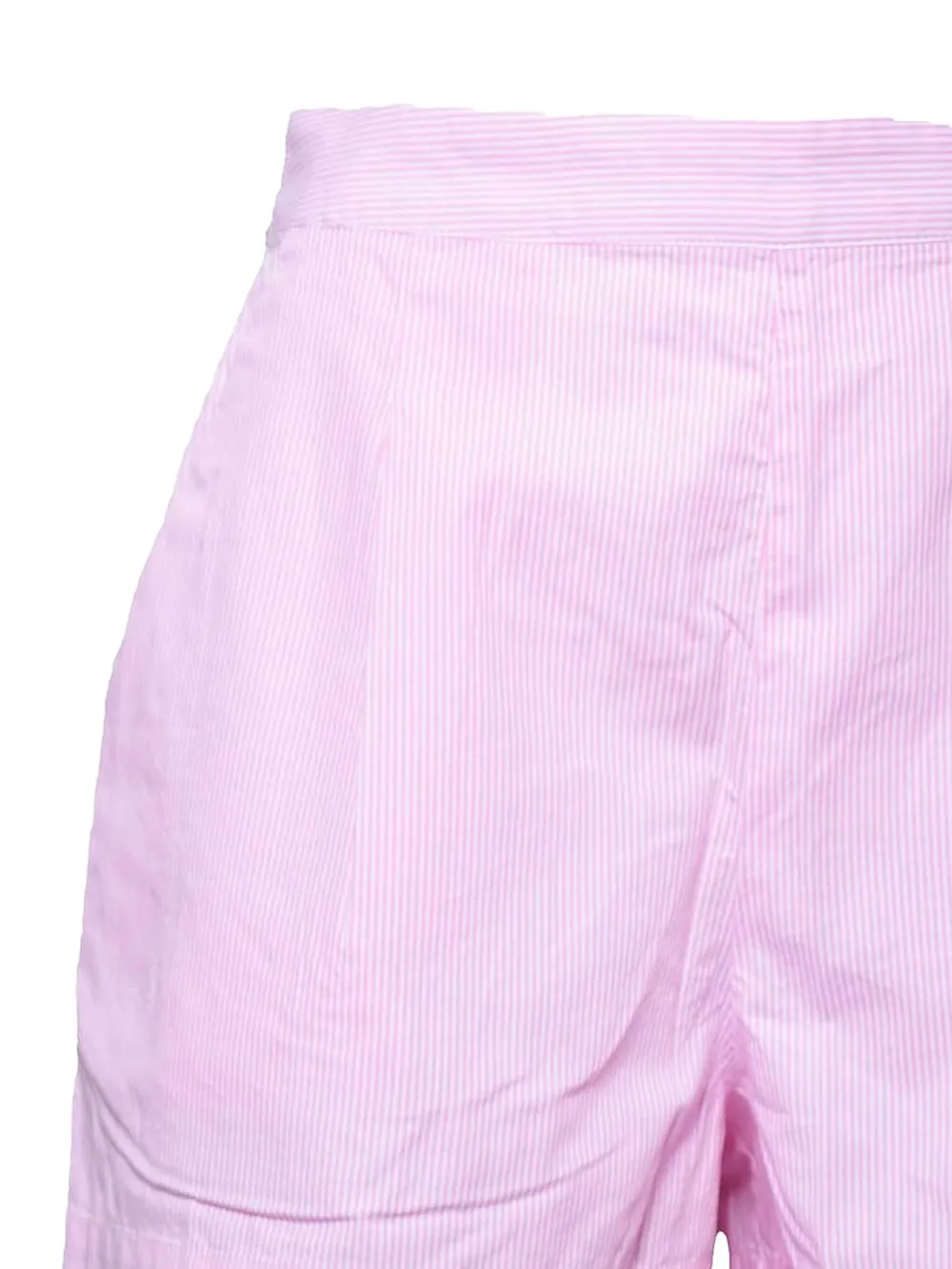  Mc2 Saint Barth Striped Elasticat-waist Shorts - Pink 