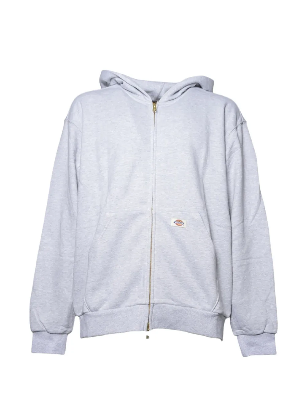 DICKIES Fostoria logo-patch zip-up hoodie - Grau