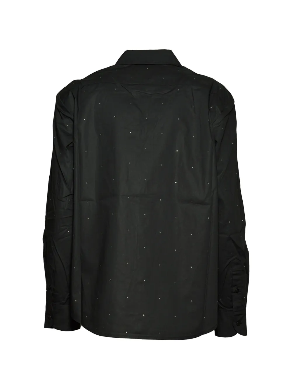 MC2 Saint Barth blouse verfraaid met kristal Zwart