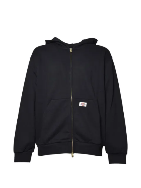 DICKIES logo-patch zip-up hoodie