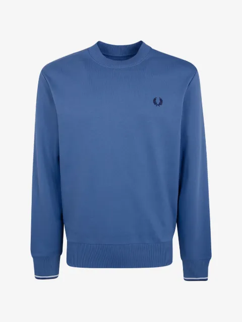 Fred Perry Laurel Wreath-embroidered sweater