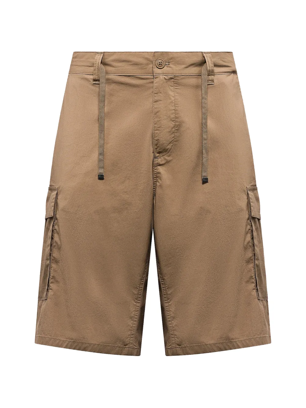 CAPE HORN Cobre button-fastening cargo shorts - Toni neutri