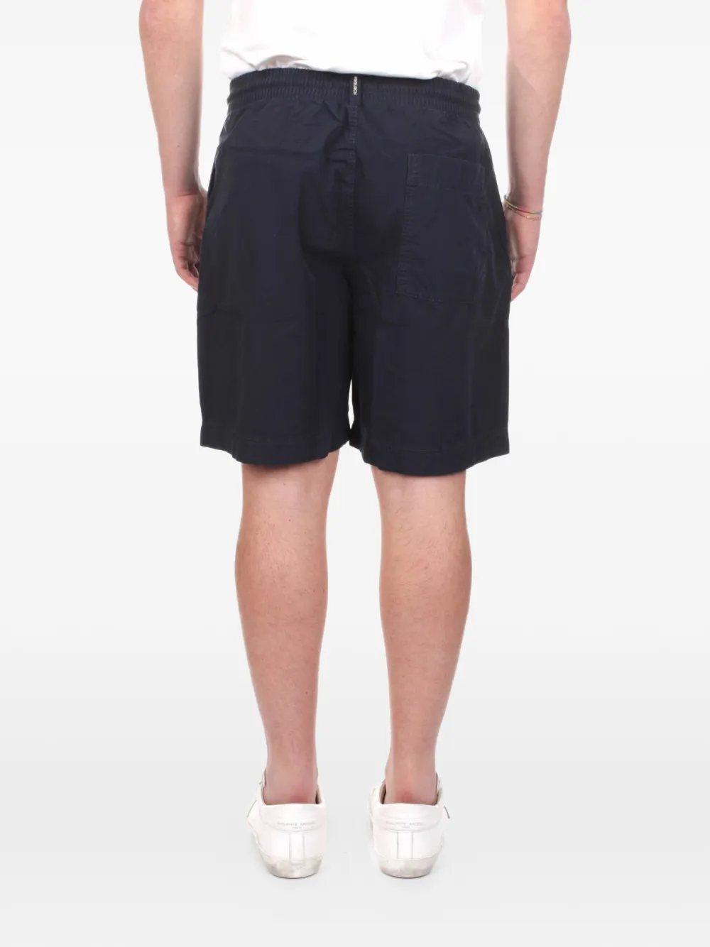 Woolrich Shorts met elastische tailleband en trekkoord Blauw