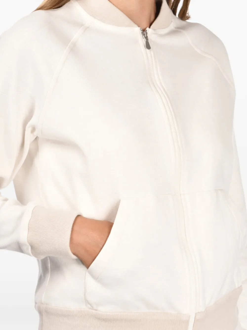  Gran Sasso Zip-fastening Jacket - Neutrals 