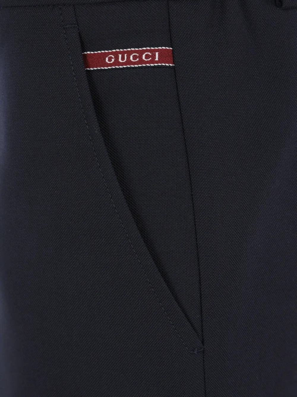 Gucci elasticated-waist tailored shorts Blauw