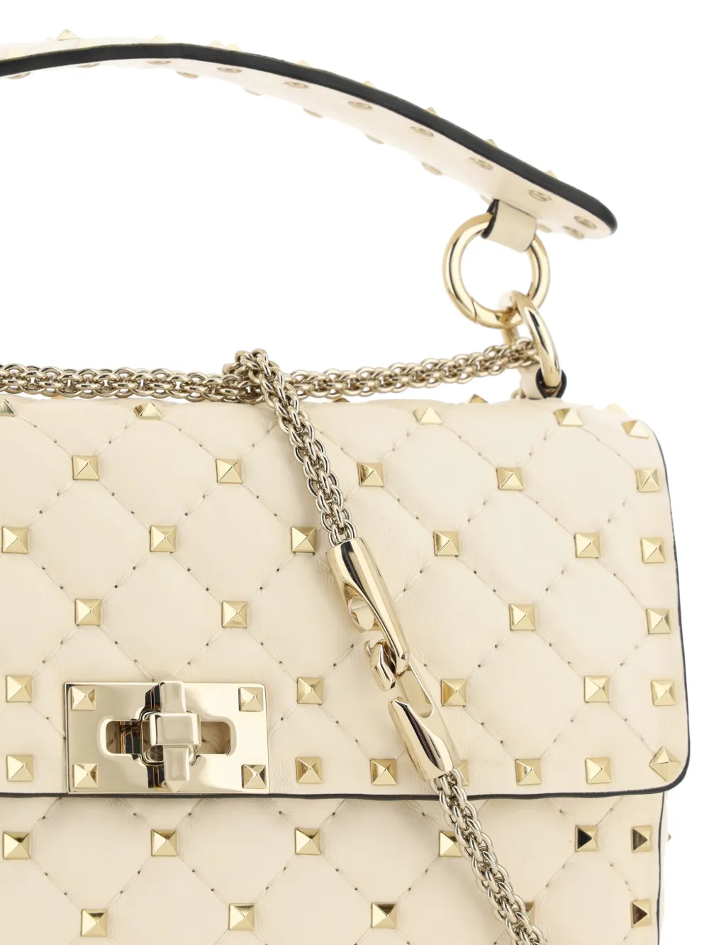 medium Rockstud quilted tote bag