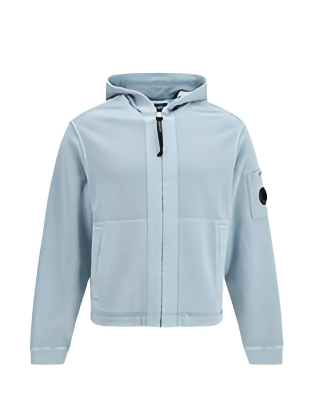 C.P. Company logo-detail hoodie - Blu