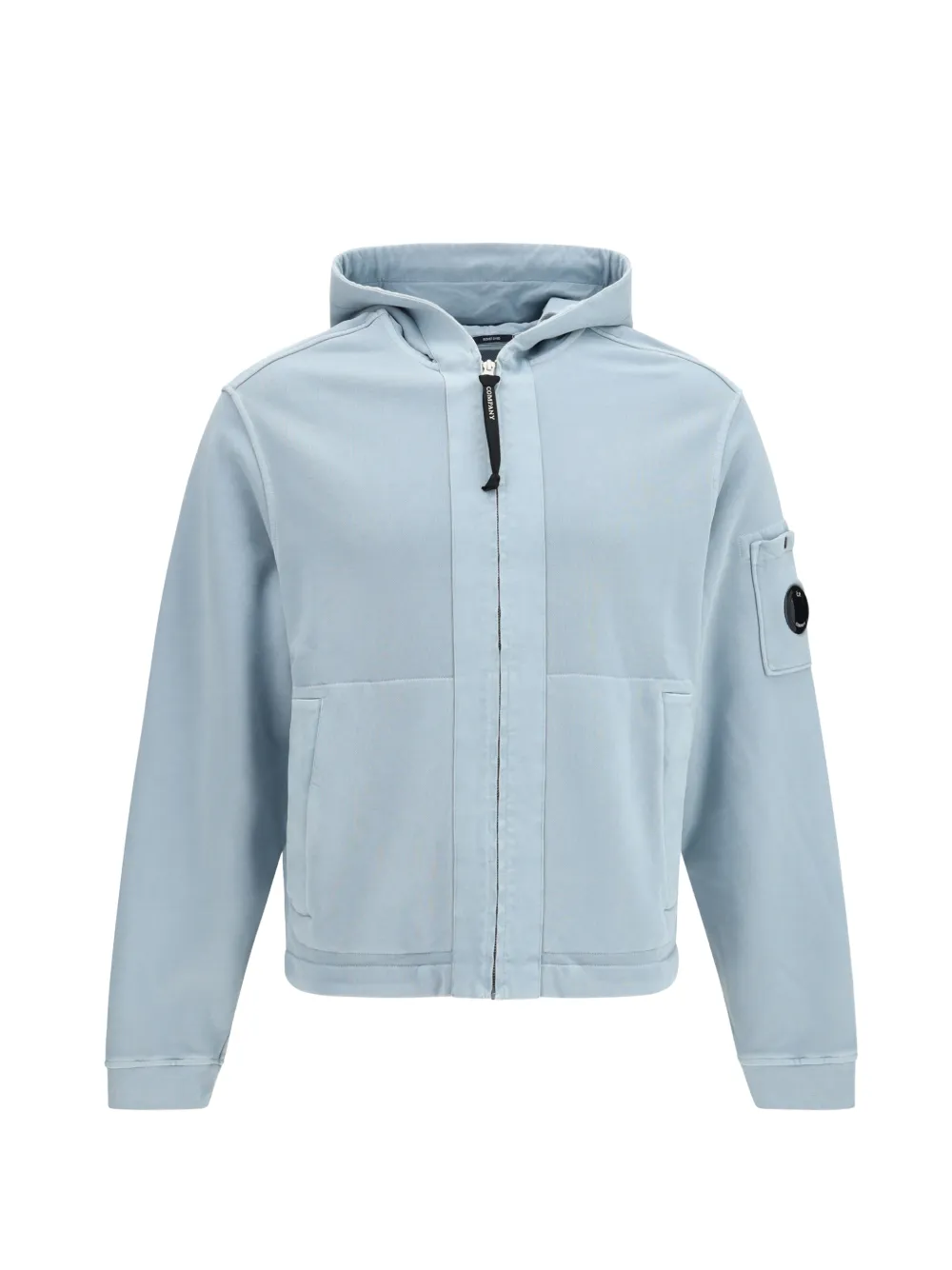 C.P. Company logo-detail hoodie - Blu
