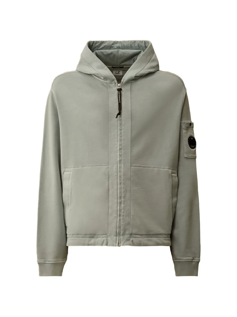 C.P. Company logo-detail hoodie - Blu