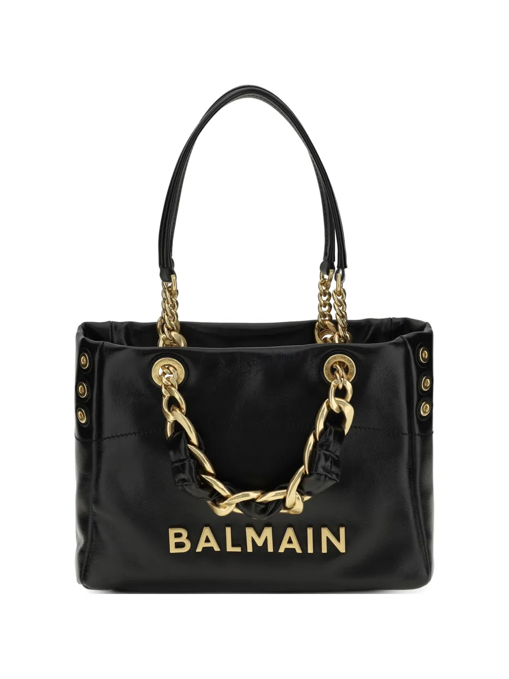 Balmain small 1945 Soft Cabas shoulder bag - Nero
