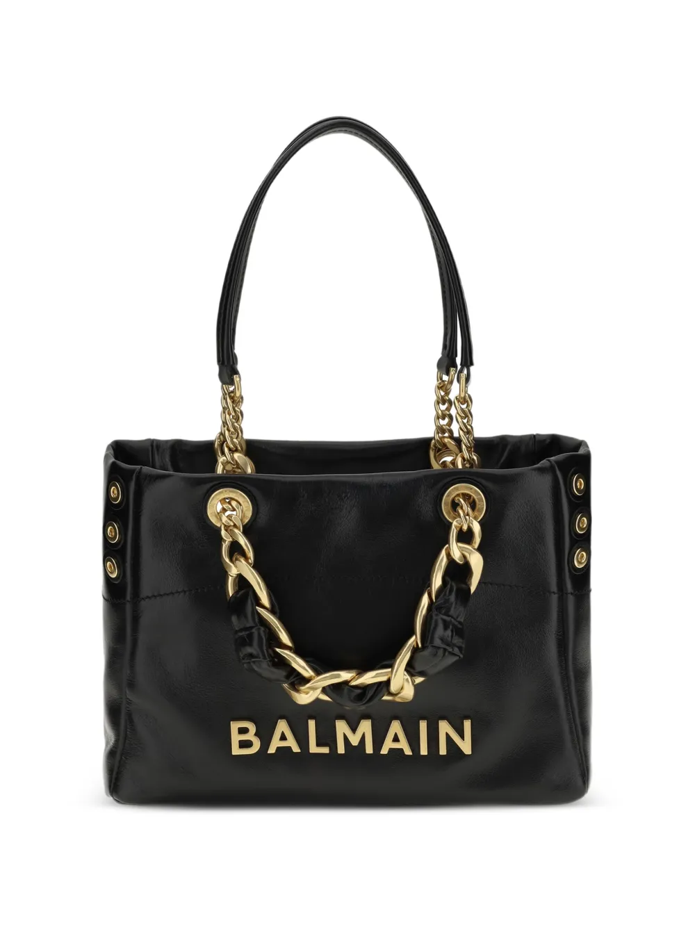 Balmain small 1945 Soft Cabas shoulder bag - Nero