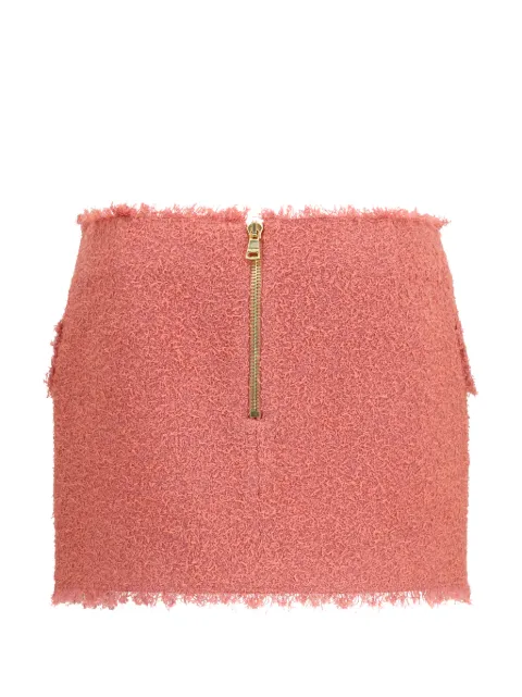 Balmain falda corta de tweed