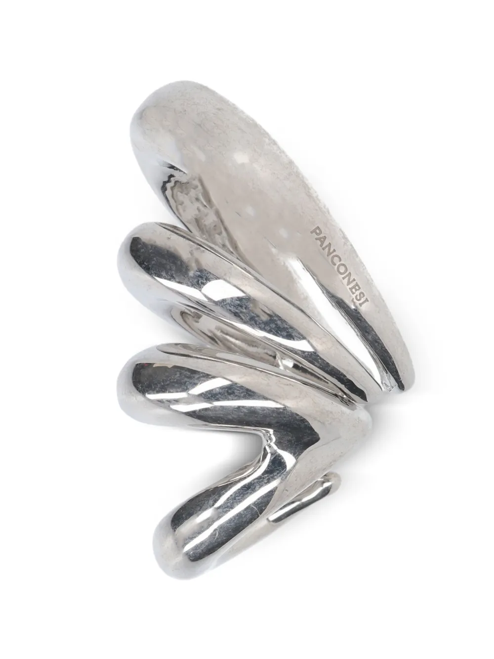  Panconesi Logo-lettering Ear Cuff - Silver 