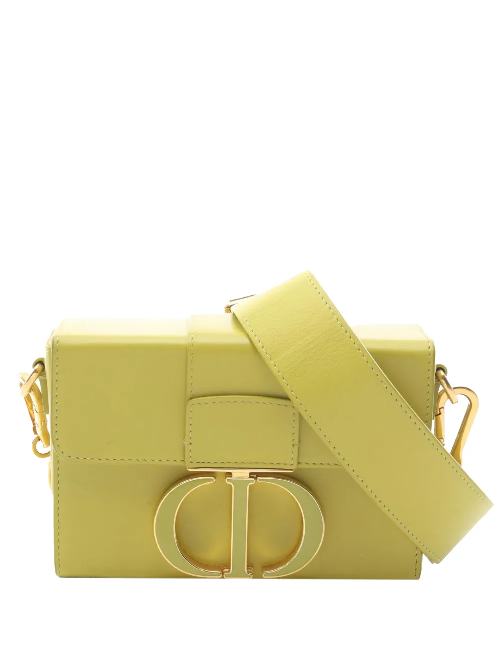 Christian Dior Pre-Owned 2021-2026 Leather 30 Montaigne Box Bag crossbody bag - Green