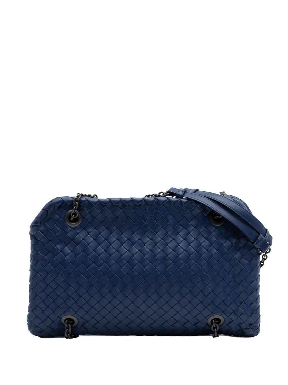 Bottega Veneta Pre-Owned 2012-2025 Nappa Intrecciato Duo shoulder bag - Blu
