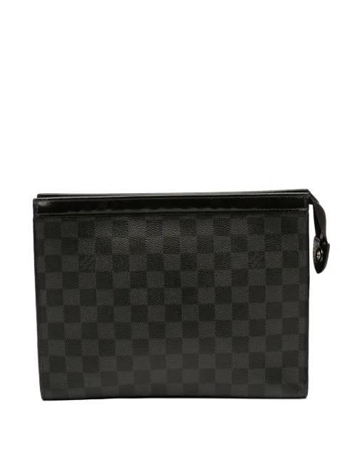 Louis Vuitton Pre-Owned 2018 Damier Graphite Pochette Voyage MM clutch bag