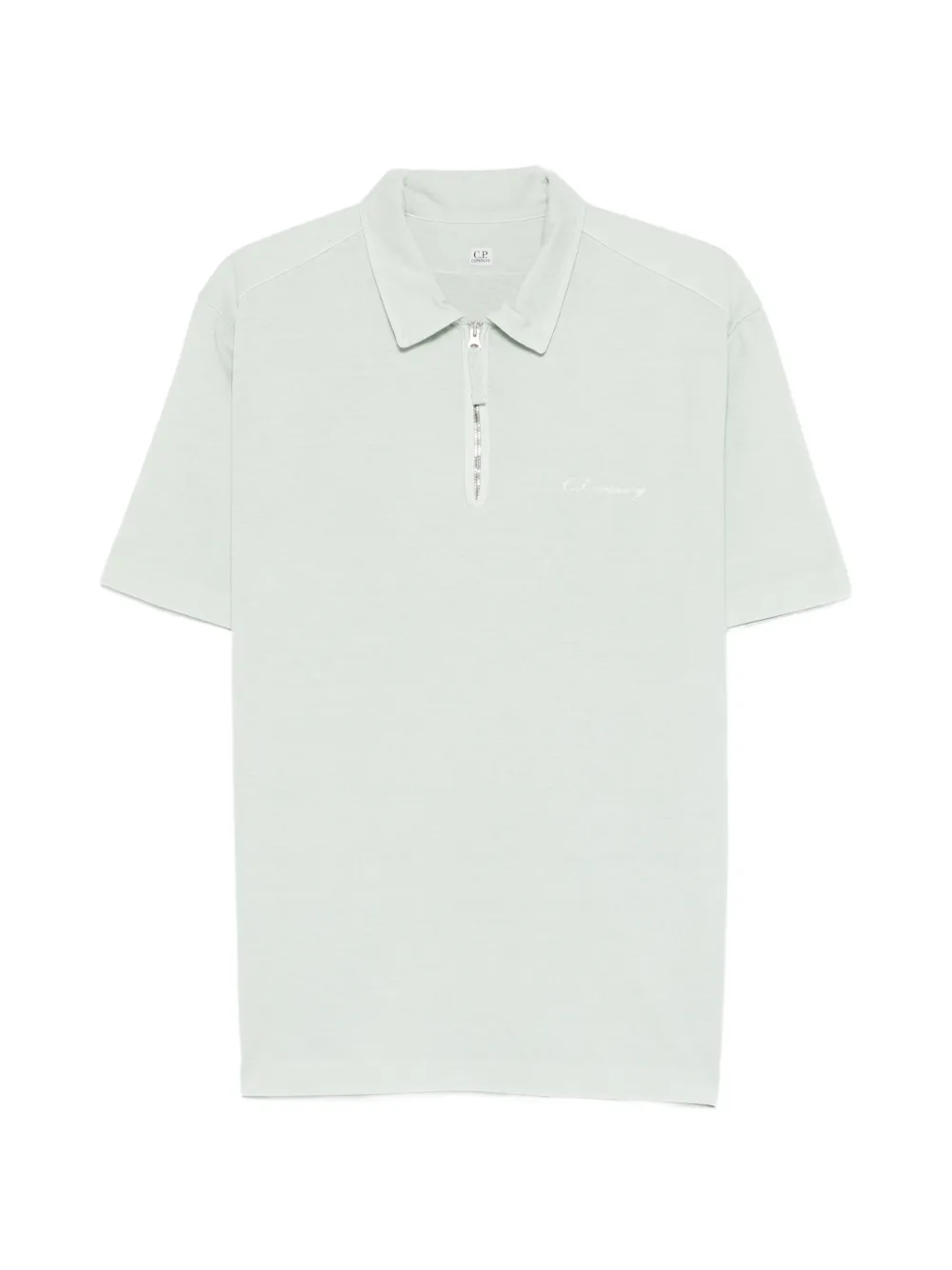 C.P. Company zip polo shirt - Verde