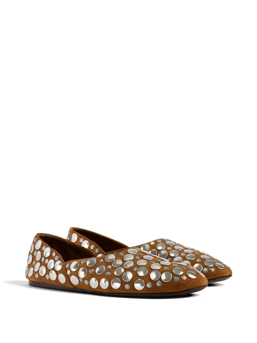KHAITE Jane flat Bruin