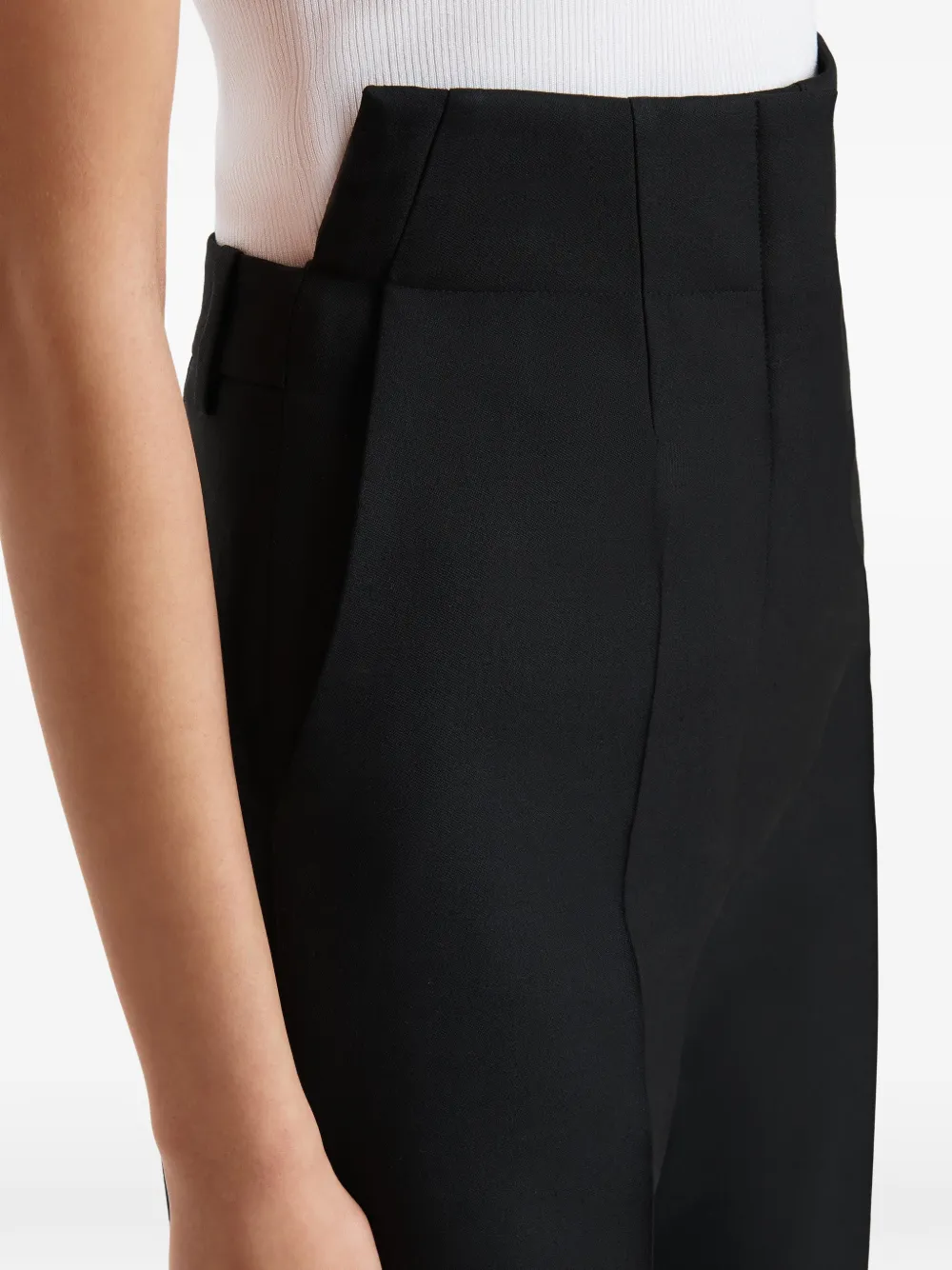 KHAITE Rae broek Zwart