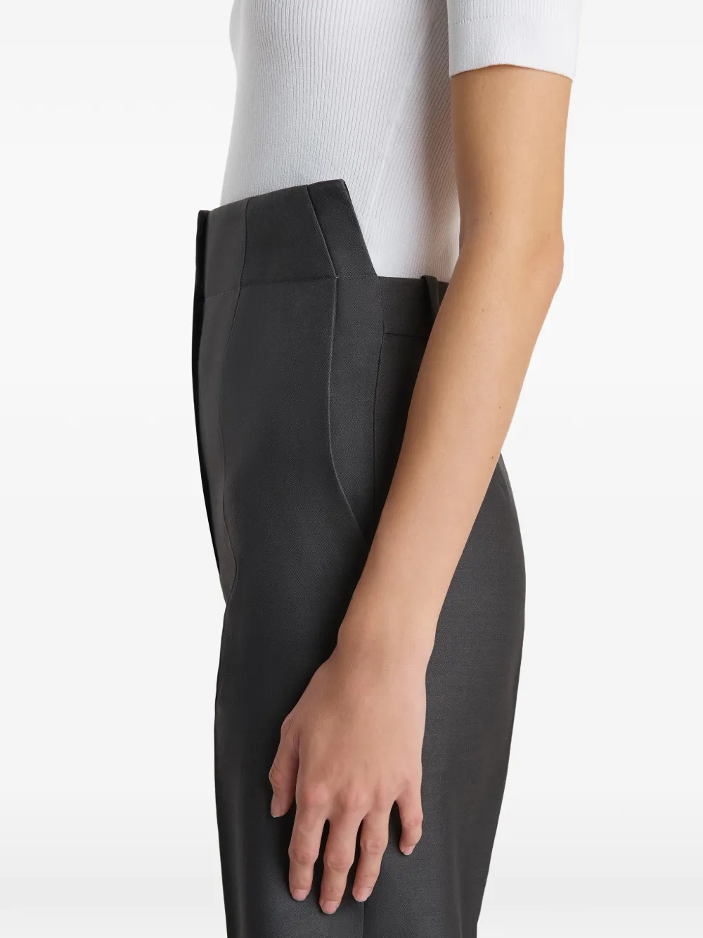KHAITE Raelle shorts Grijs