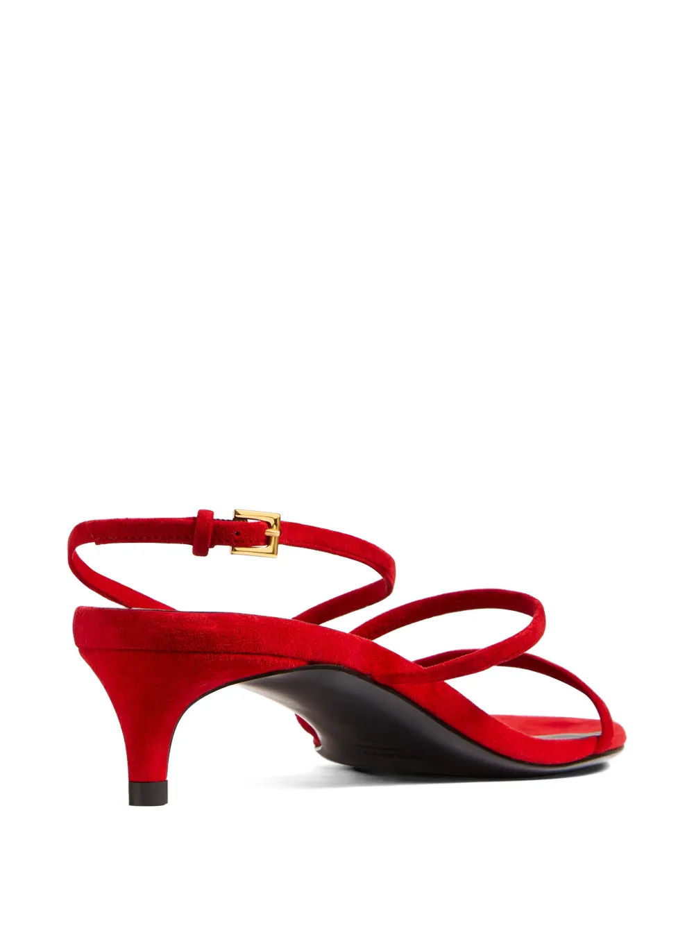 KHAITE Sandalen met open neus Rood