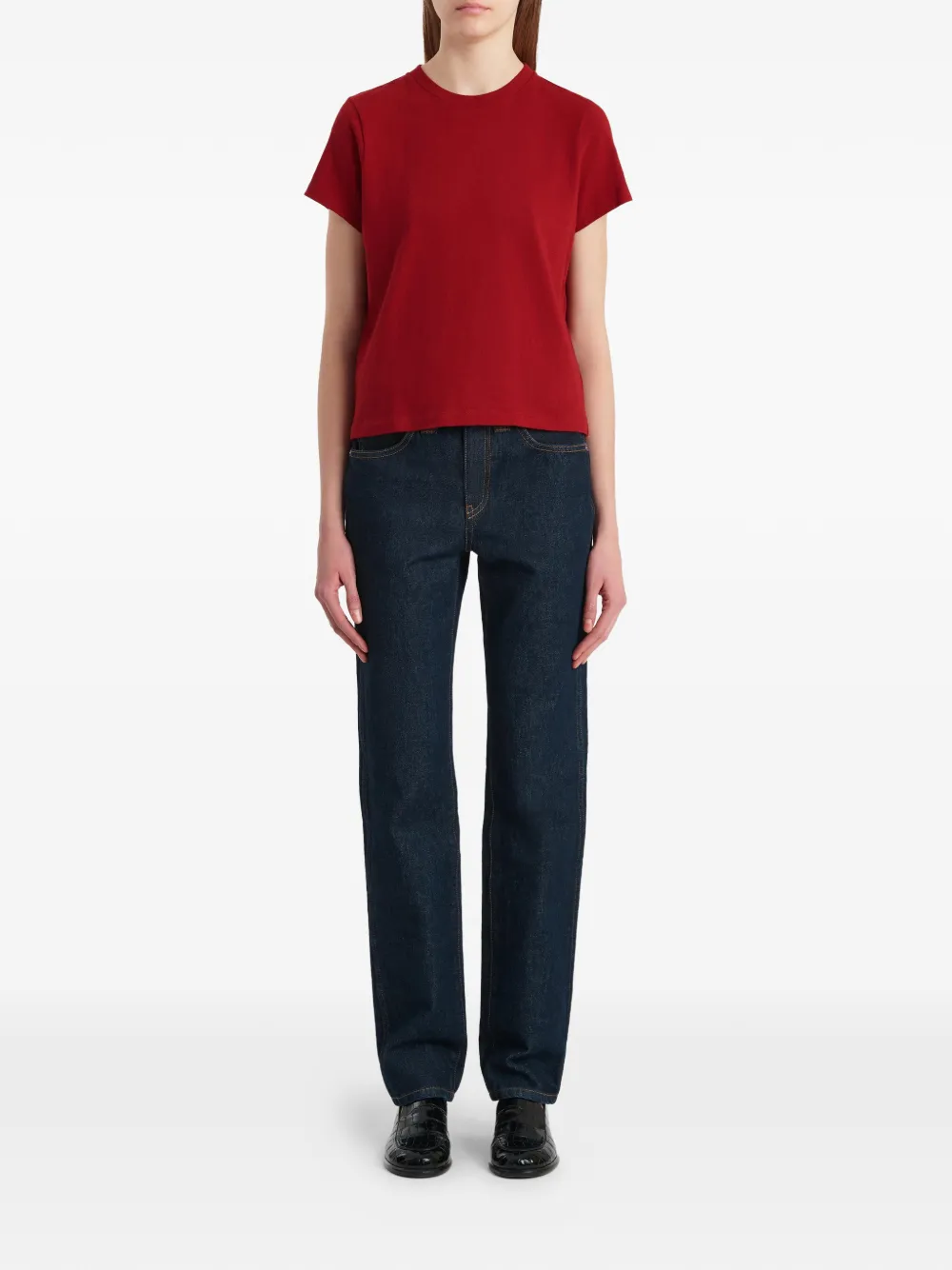 KHAITE Emmylou T-shirt Rood