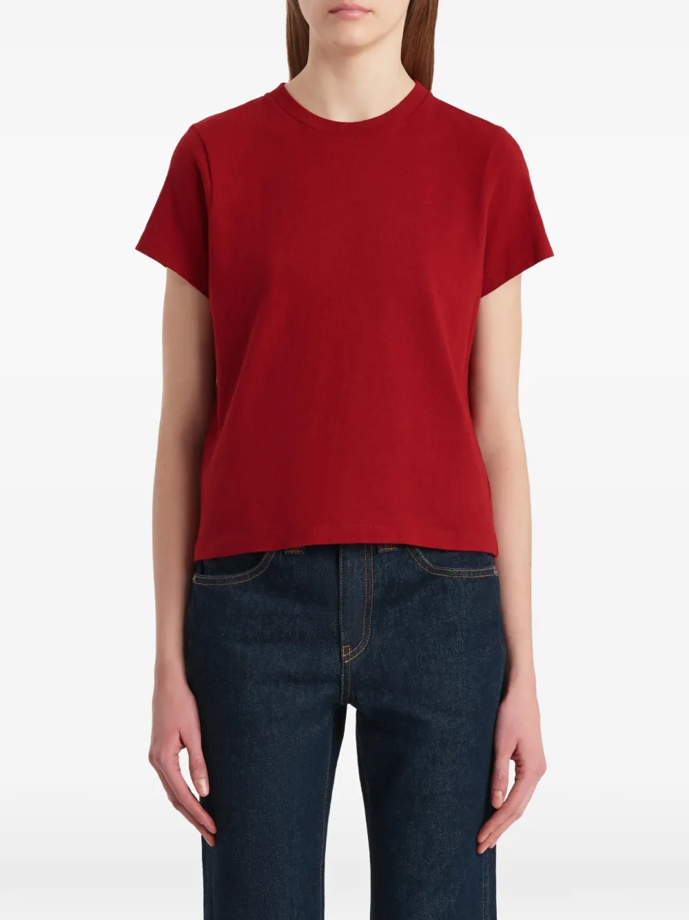 KHAITE Emmylou T-shirt Rood