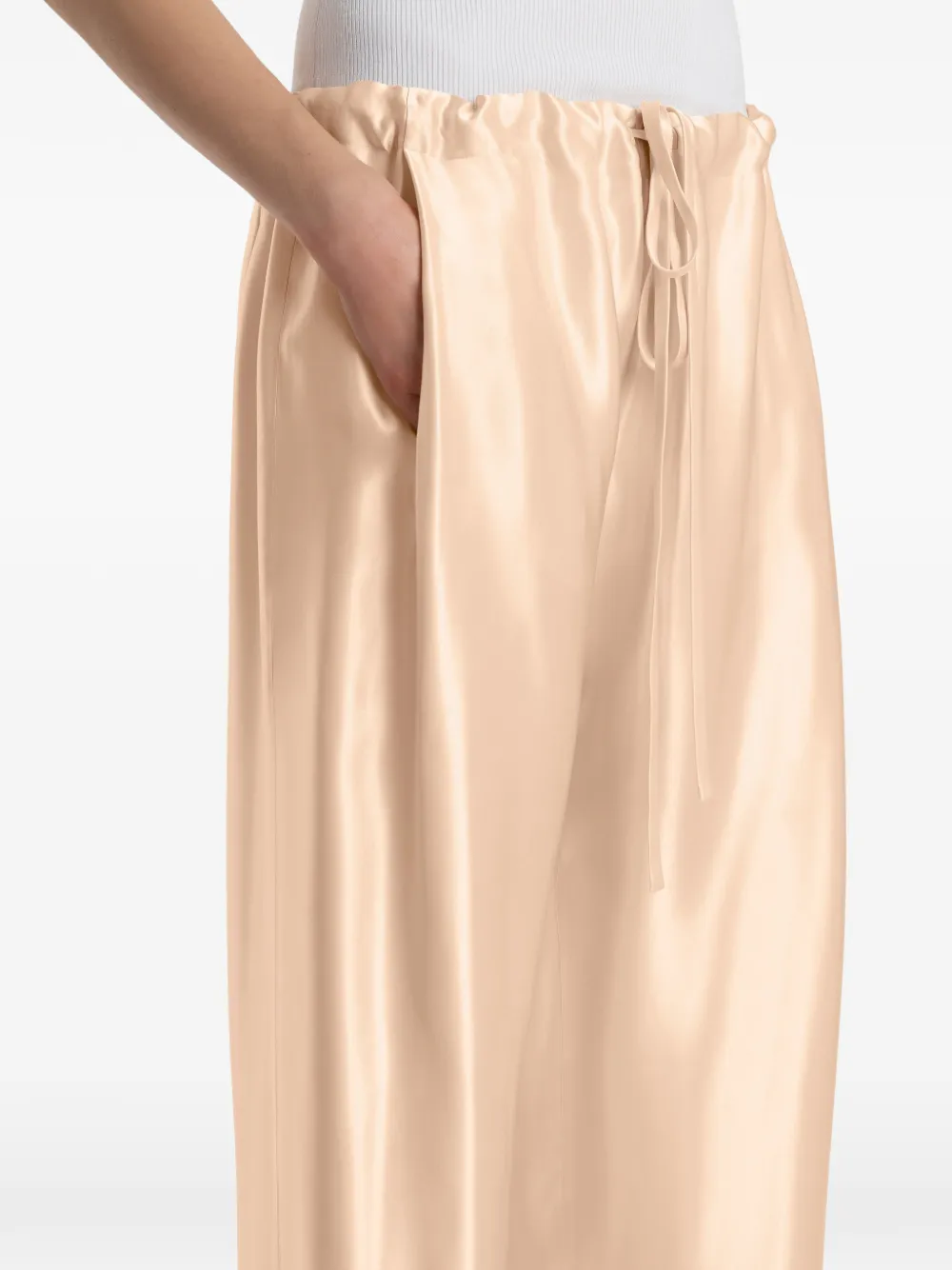 KHAITE Rohen broek Beige