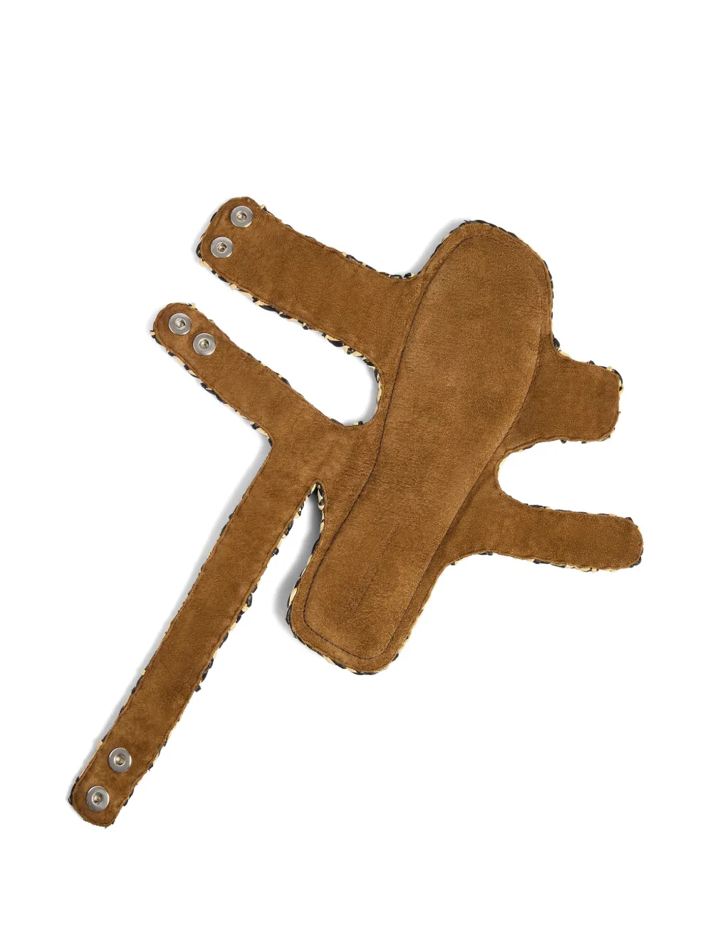 KHAITE Sandalen met textuur Beige