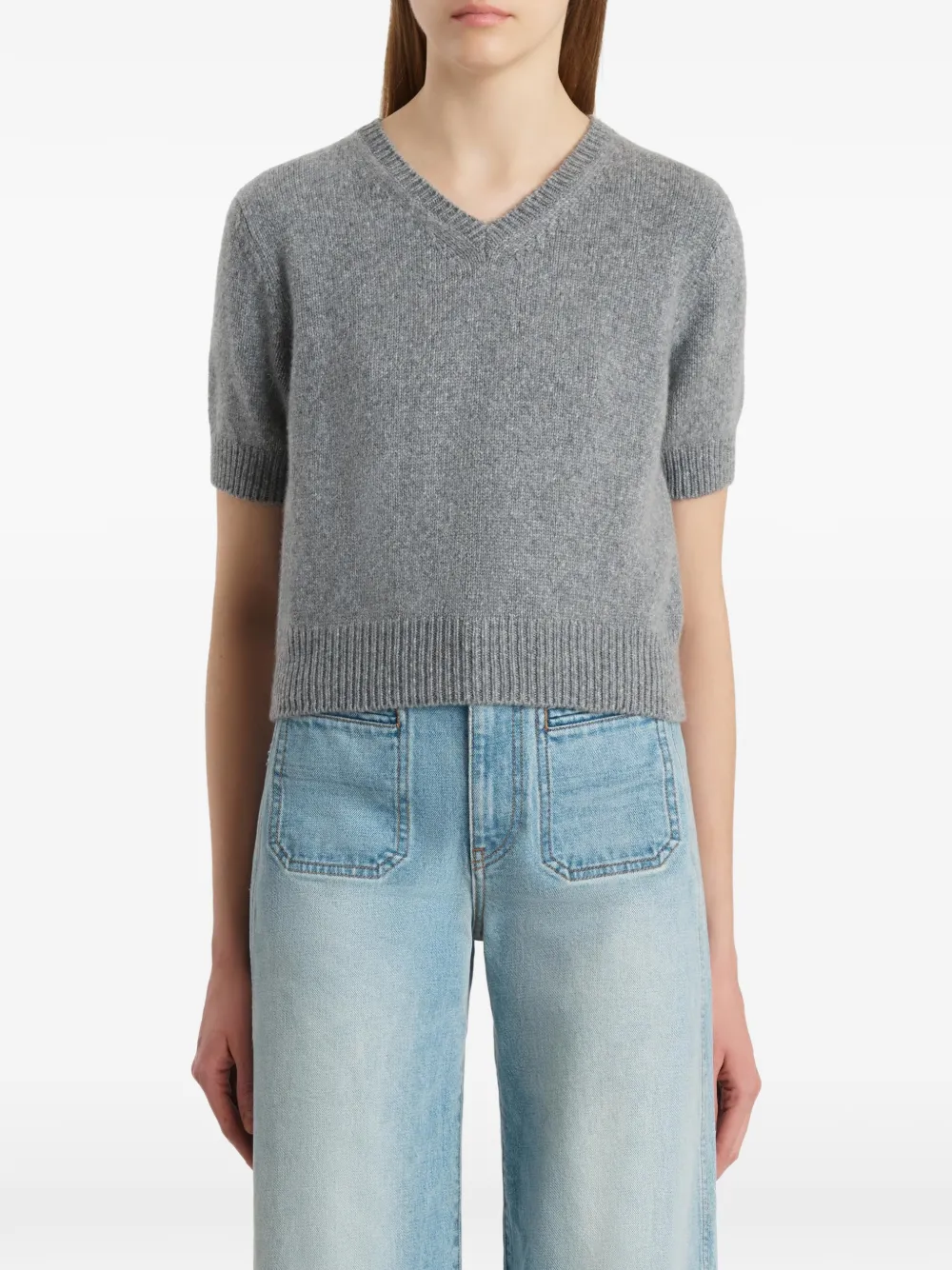  Khaite Pull Jas - Gris 