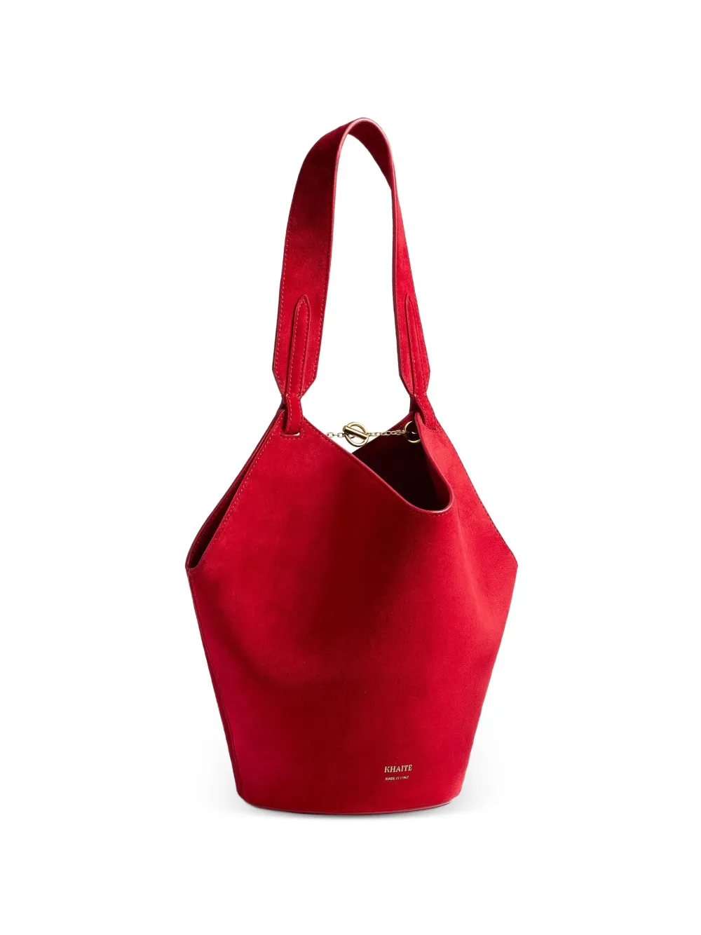 KHAITE mini Lotus tote - Rosso