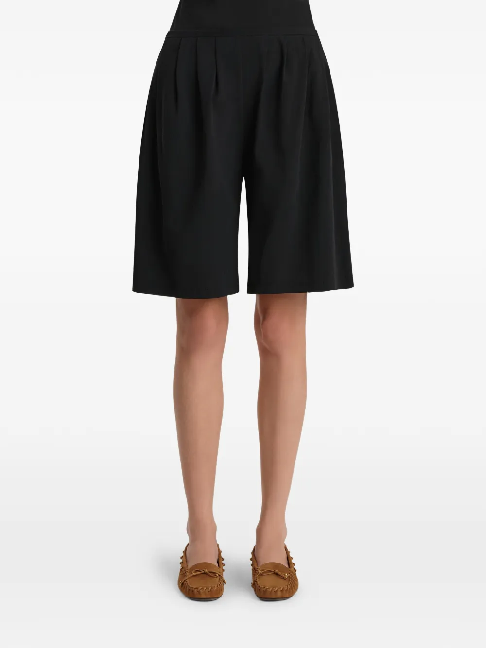 KHAITE Katoenen shorts Zwart