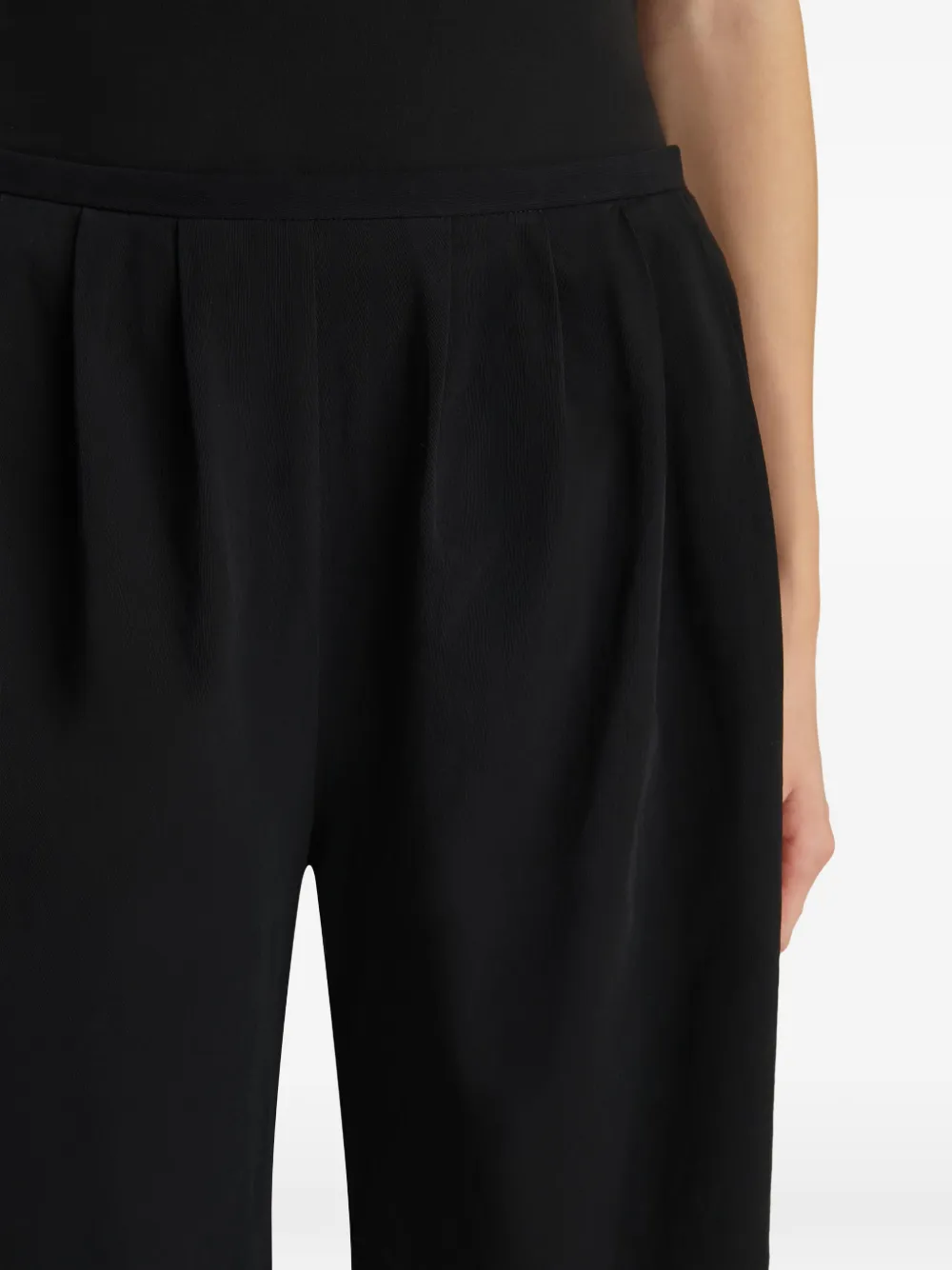 KHAITE Katoenen shorts Zwart