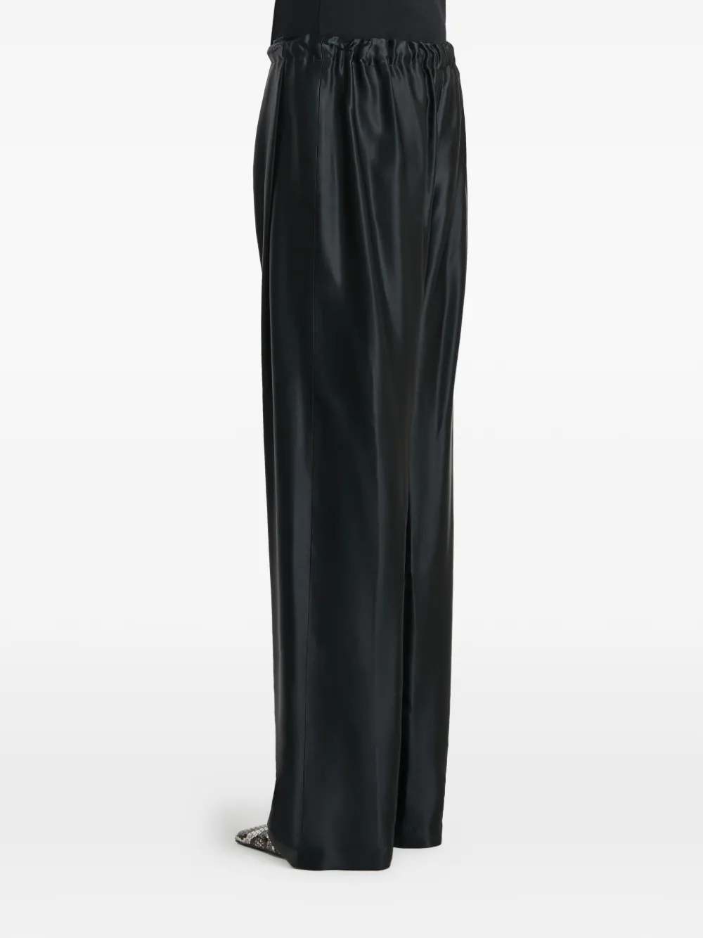 KHAITE Rohen broek Zwart