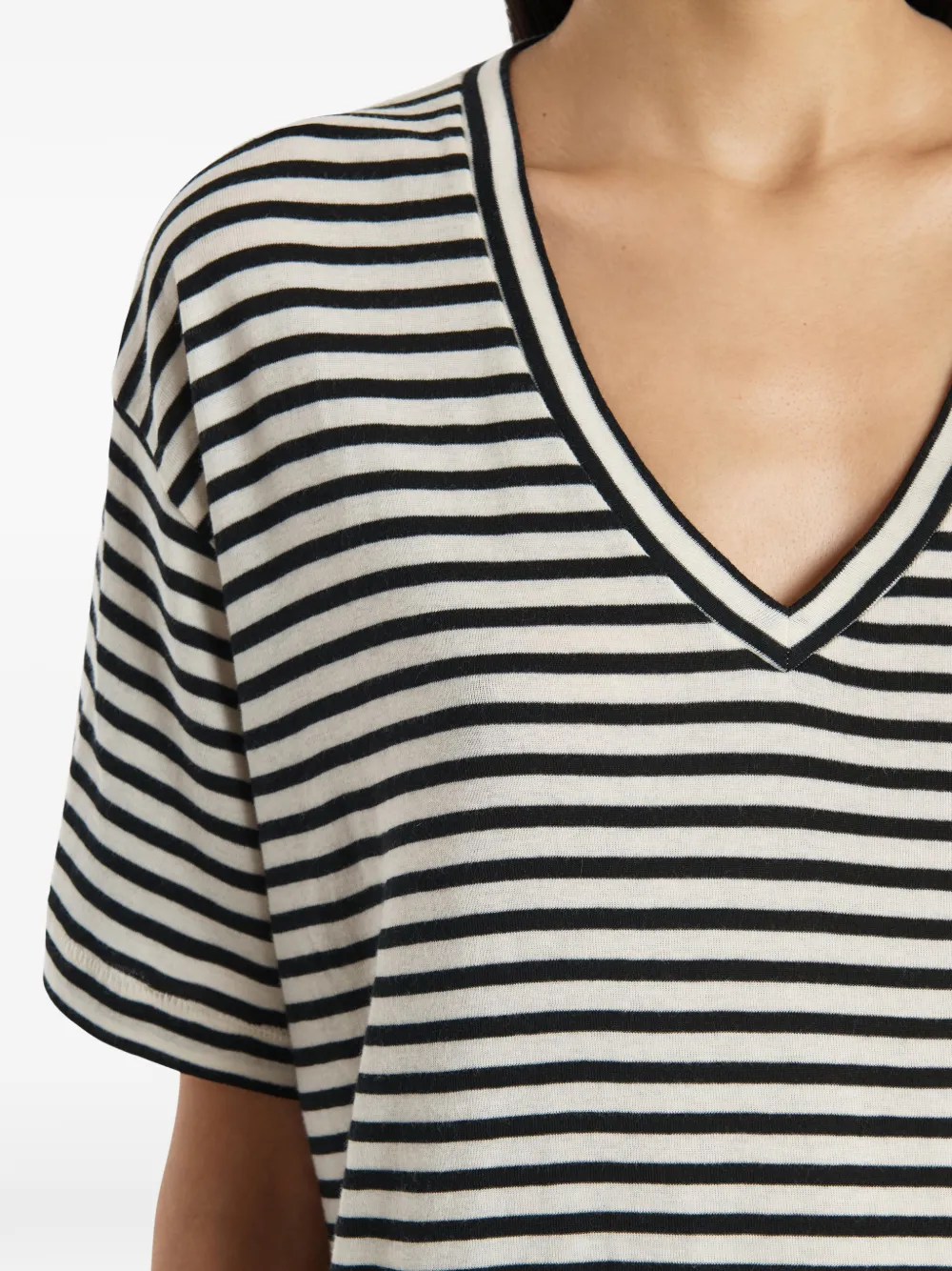 KHAITE Linda T-shirt Beige