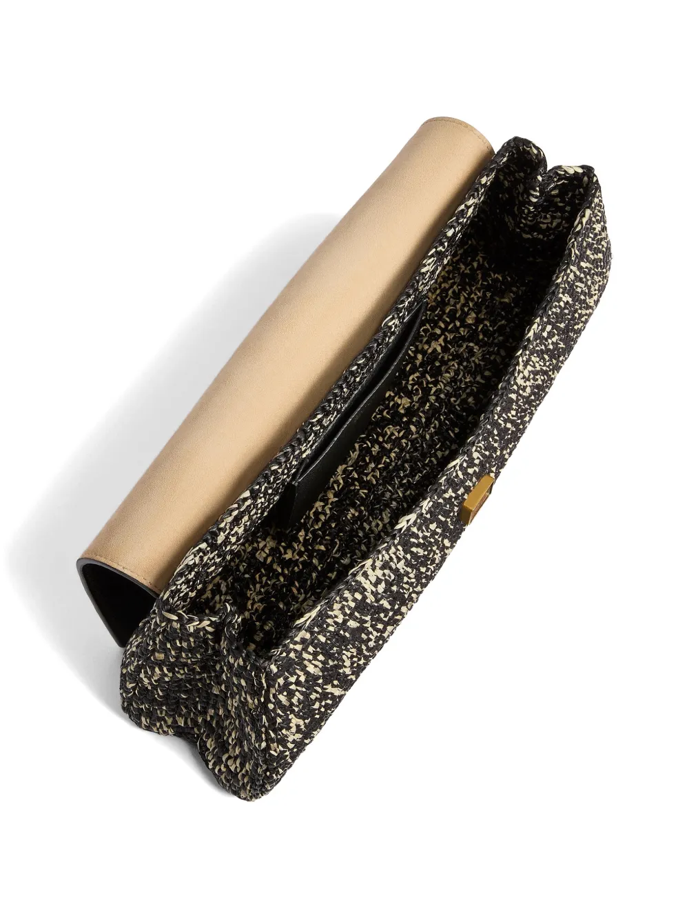 KHAITE Clutch met reliëf Zwart