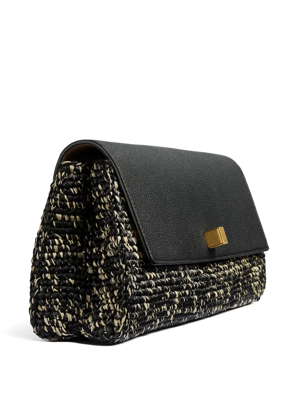 KHAITE Clutch met reliëf Zwart