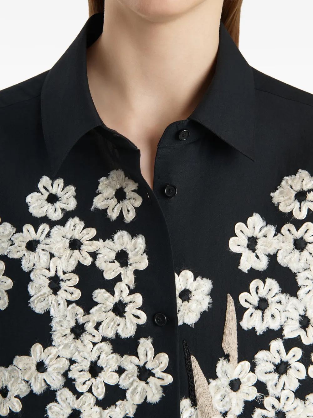 KHAITE Argo top Zwart