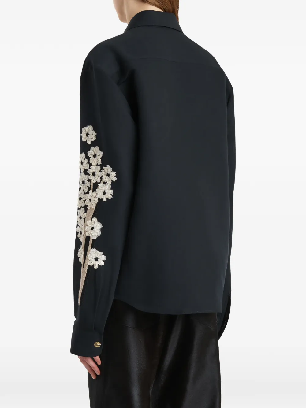 KHAITE Argo top Zwart