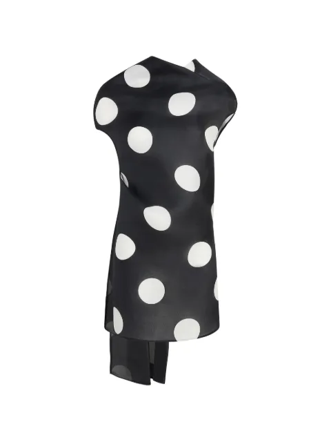 KHAITE polka-dot dress