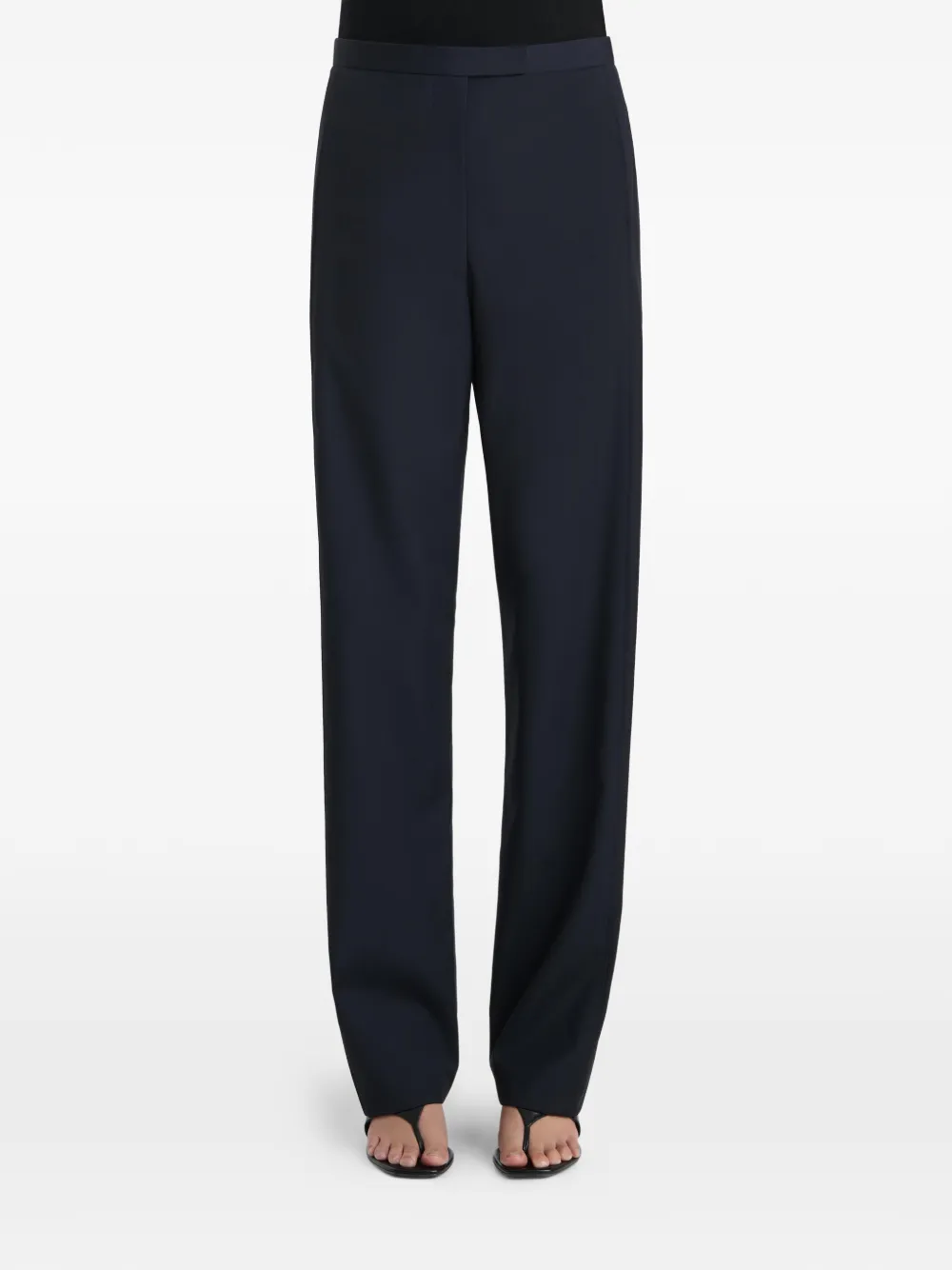 KHAITE Borden broek Blauw