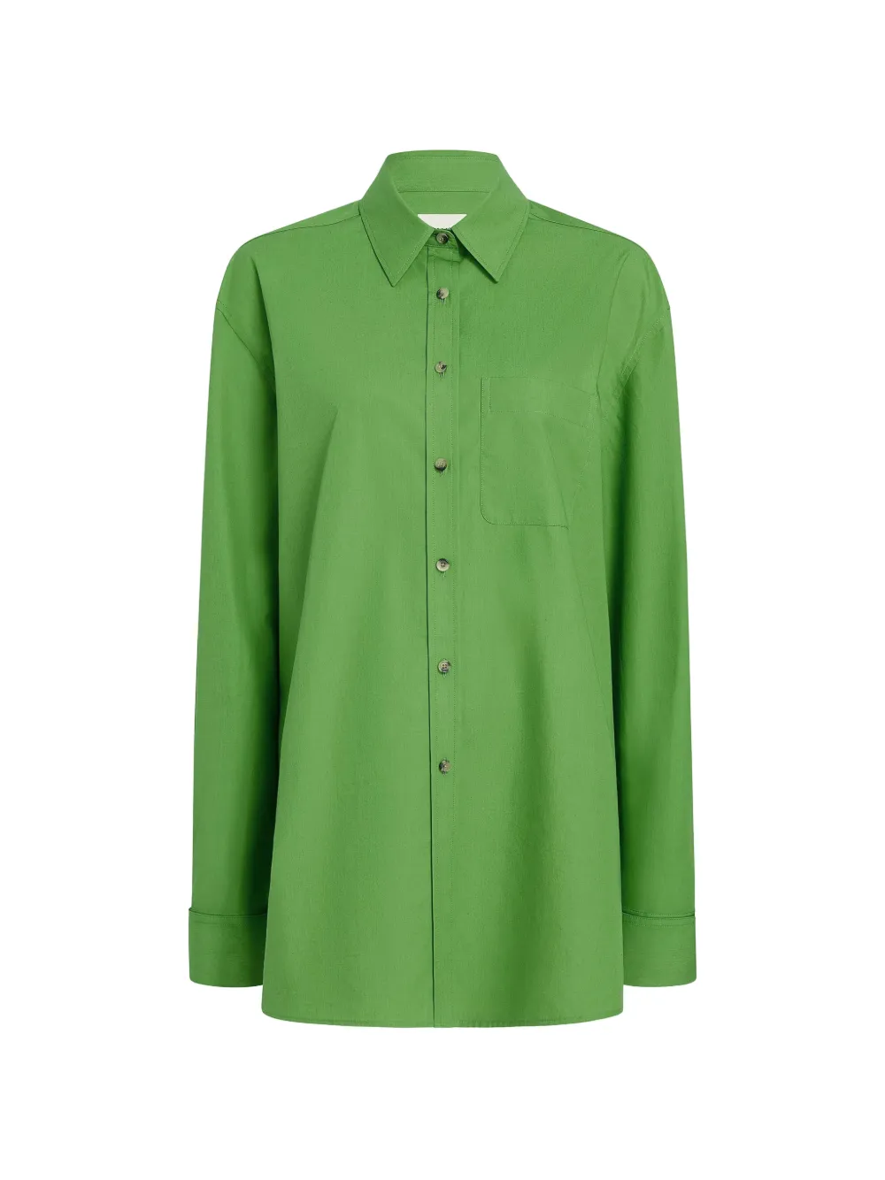 KHAITE Blouse met borstzak Groen