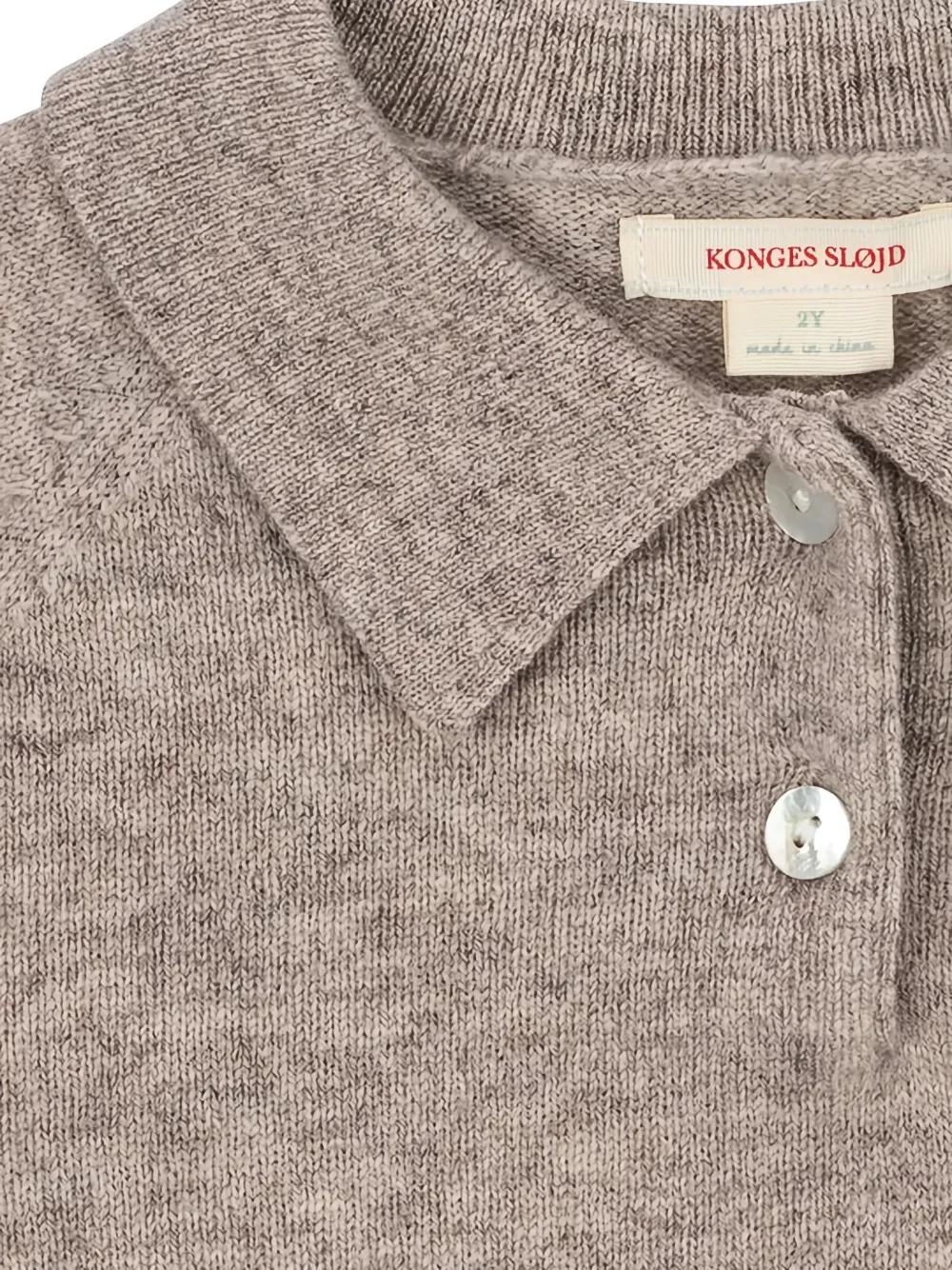 Konges Sløjd Polotop met knopen Beige