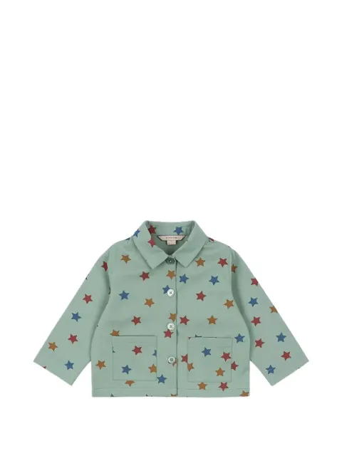 Konges Sløjd star-print buttoned jacket