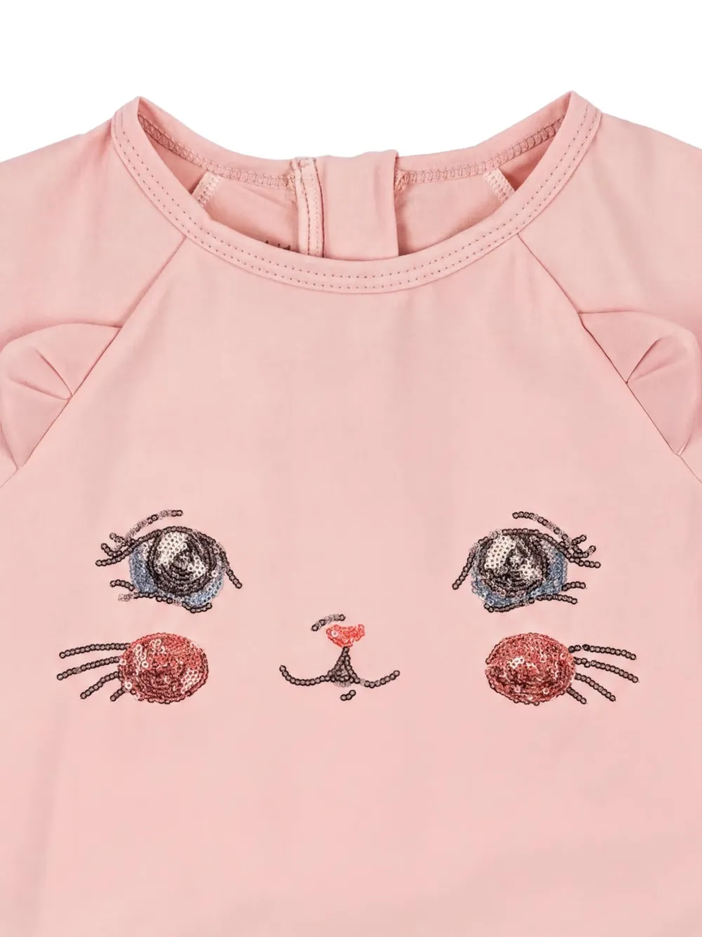 Konges Sløjd Badpak met kattenprint Roze