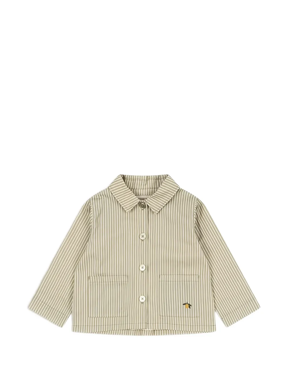 Konges Sløjd Frankie striped buttoned jacket - Toni neutri