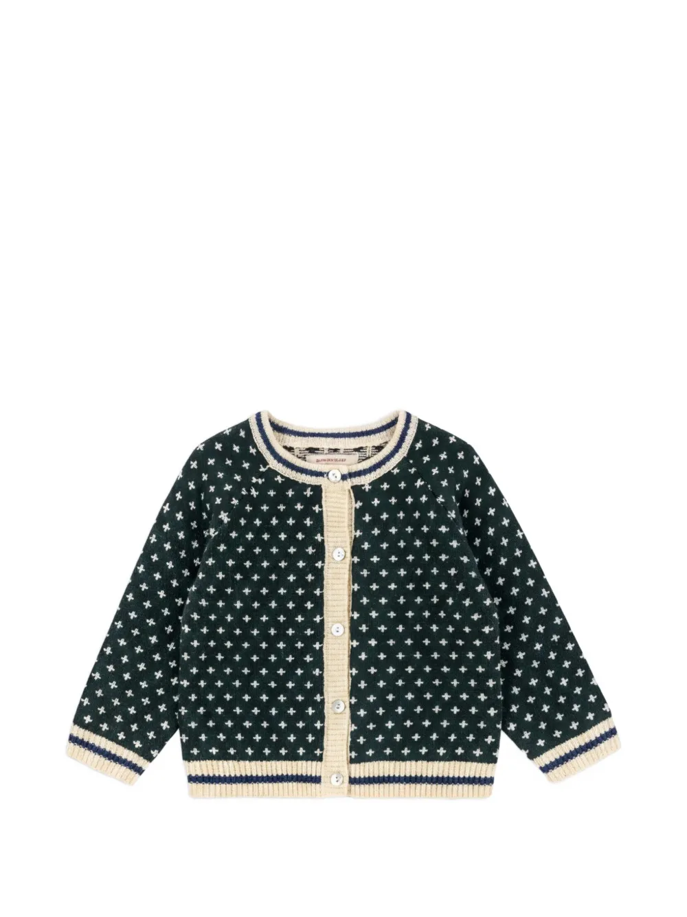 Konges Sløjd Billi patterned cardigan - Grün