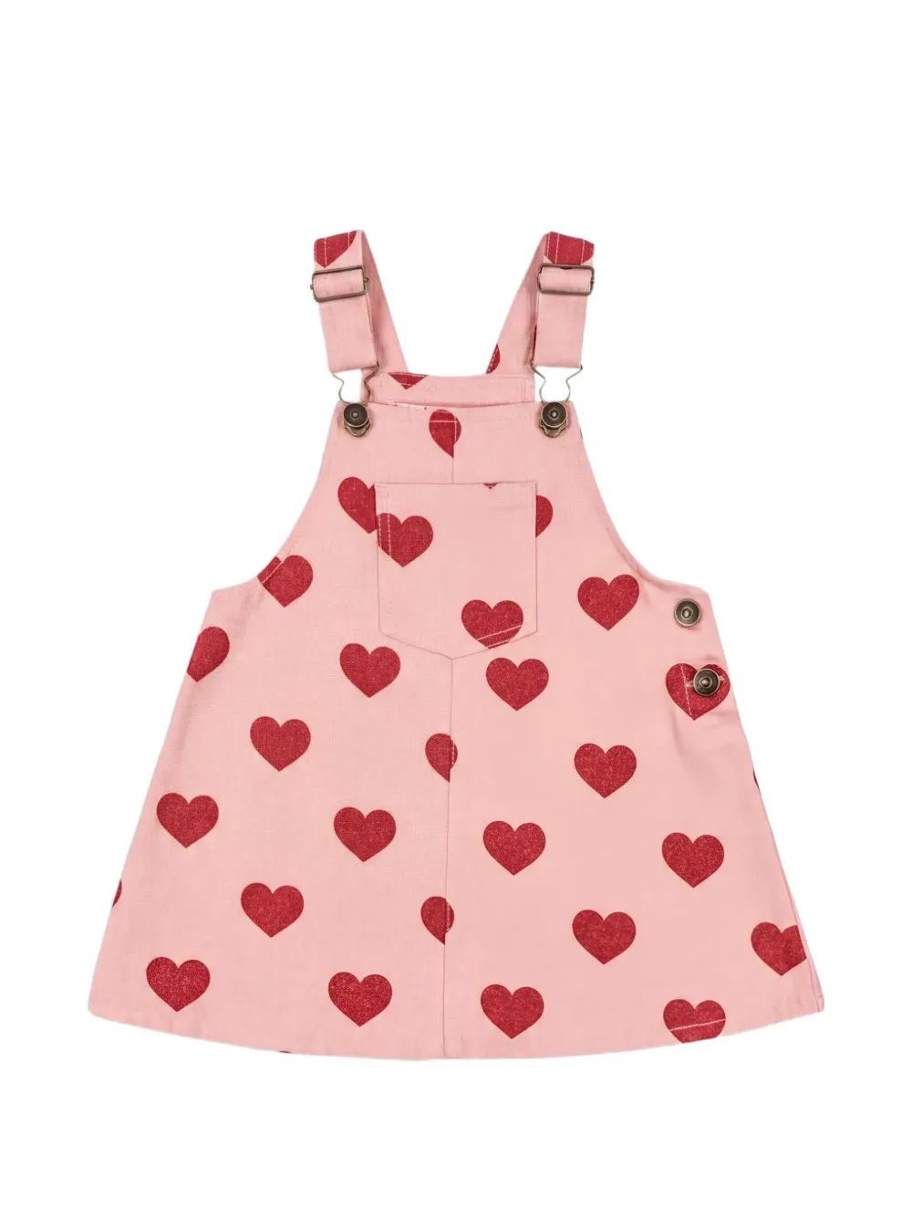 Konges Sløjd Magot heart-print dress - Rosa