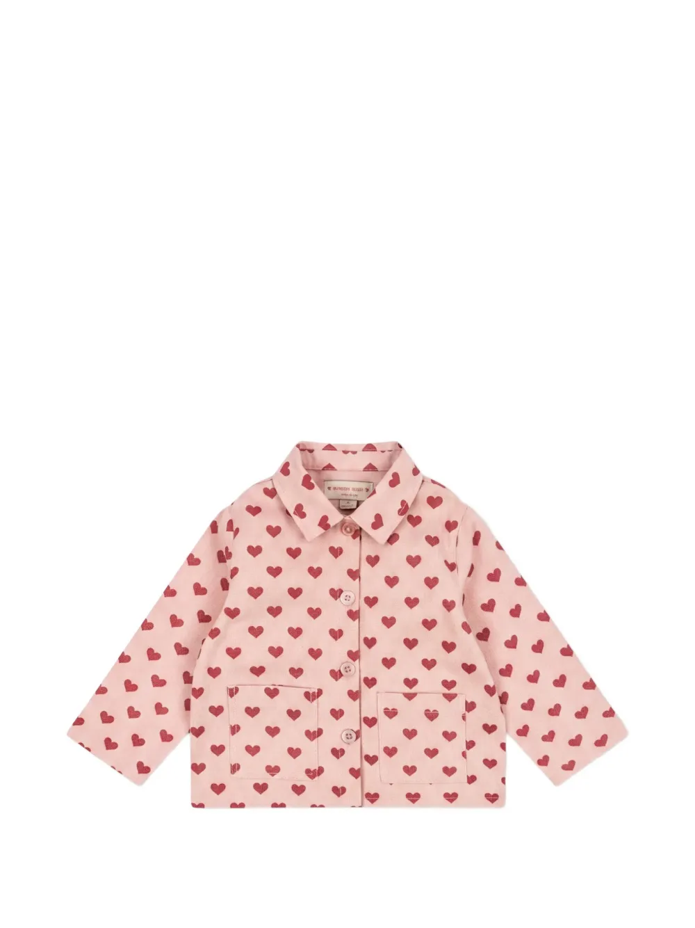 Konges Sløjd Fen heart-print jacket - Rosa